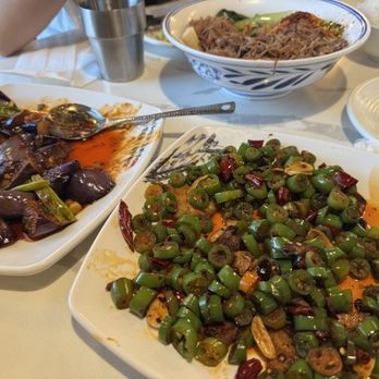 Shan Xi Magic Kitchen - Spicy pork and spicy eggplant - Chinese Near Me - San Diego, California