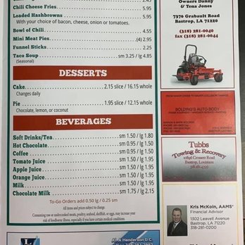 P T's Eat-A-Bite - New menu - Breakfast & Brunch Near Me - Bastrop, Louisiana P T's Eat-A-Bite - New menu - Breakfast & Brunch Near Me - Bastrop, Louisiana