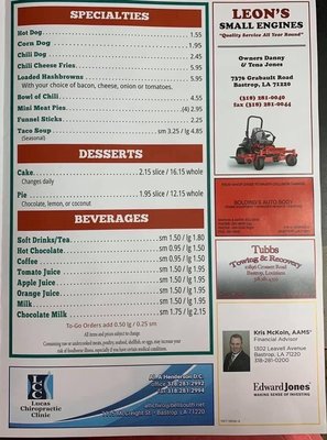 Menu photo 3 P T's Eat-A-Bite Bastrop, LA Menu photo 3 P T's Eat-A-Bite Bastrop, LA