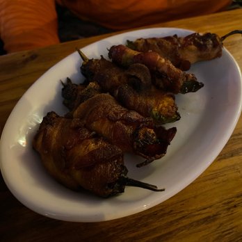 The Den - Stuffed jalapeños wrapped in bacon, yummy - Steakhouses Near Me - Dillon, Montana The Den - Stuffed jalapeños wrapped in bacon, yummy - Steakhouses Near Me - Dillon, Montana