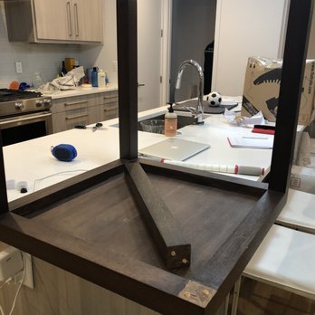 FlatRate Moving - Broken Walnut end table - Movers Near Me - Pico Rivera, California FlatRate Moving - Broken Walnut end table - Movers Near Me - Pico Rivera, California