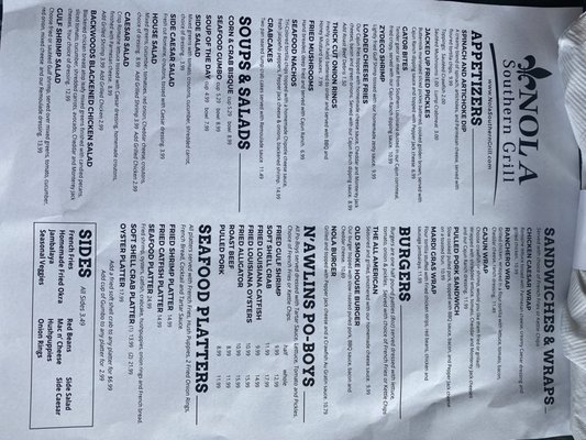 Menu photo 5 Nola Southern Grill Slidell, LA Menu photo 5 Nola Southern Grill Slidell, LA