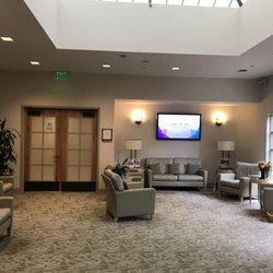 Nancy Ausonio mammography center - Spa waiting area. Soft relaxing music playing.