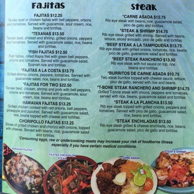 Menu photo 4 Crazy Mexico Restaurant Burlington, NC Menu photo 4 Crazy Mexico Restaurant Burlington, NC