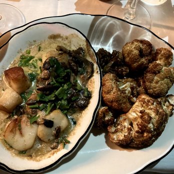 La Fable - Scallops with roasted cauliflower - Brasseries Near Me - Rehoboth Beach, Delaware