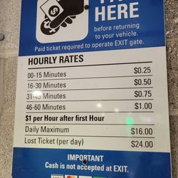 East Parking Deck - Signage