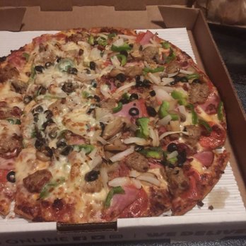 Marco's Pizza - Large pizza with the works, very good! - Pizza Near Me - Charleston, South Carolina