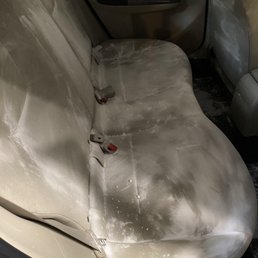 Dumped 3 boxes of baking soda all over my car. Attempting to get out the awful smell that the repair team left. Dumped 3 boxes of baking soda all over my car. Attempting to get out the awful smell that the repair team left.