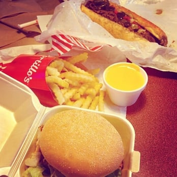 Portillo's Rolling Meadows - Char broiled chicken sandwich, large cheese fries, and Italian beef - Hot Dogs Near Me - Rolling Meadows, Illinois Portillo's Rolling Meadows - Char broiled chicken sandwich, large cheese fries, and Italian beef - Hot Dogs Near Me - Rolling Meadows, Illinois