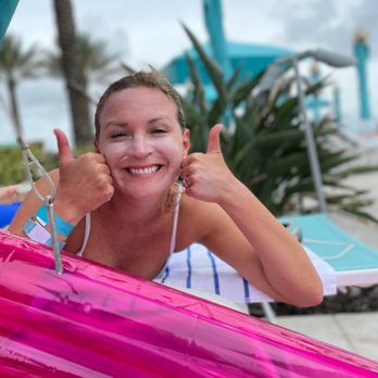Sandbar - Opal Sands Resort - Don't forget sunblock! Fun in the sun poolside with my sis!! Towels are available just show your wristband! - Resorts Near Me - Clearwater, Florida