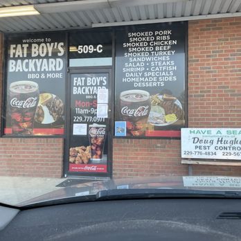 Fat Boy's Backyard Bbq & More - the front of the building - Barbeque Near Me - Sylvester, Georgia Fat Boy's Backyard Bbq & More - the front of the building - Barbeque Near Me - Sylvester, Georgia