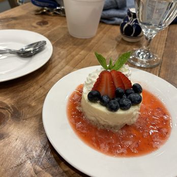 Adriana's Cocina - Cheese. Cake with berries - Caterers Near Me - Temecula, California