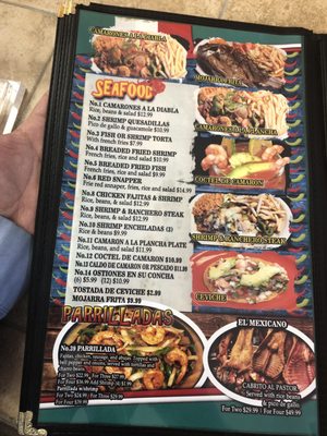 Menu photo 5 El Mexicano Restaurant Robstown, TX