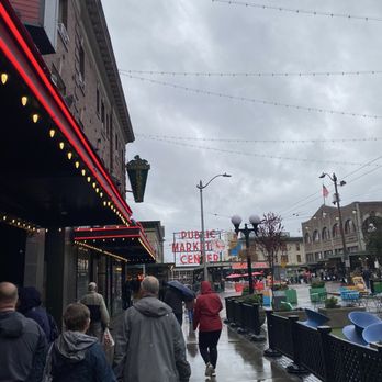 Pike Place Fish Market - Walking toward the market October 2025 - Seafood Markets Near Me - Seattle, Washington