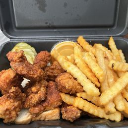 The bites basket. If you want to try the sauce order saucy bites. The bites basket. If you want to try the sauce order saucy bites.
