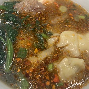 Soo Fong Restaurant - War won ton soup (added chili oil). - Chinese Near Me - San Francisco, California Soo Fong Restaurant - War won ton soup (added chili oil). - Chinese Near Me - San Francisco, California