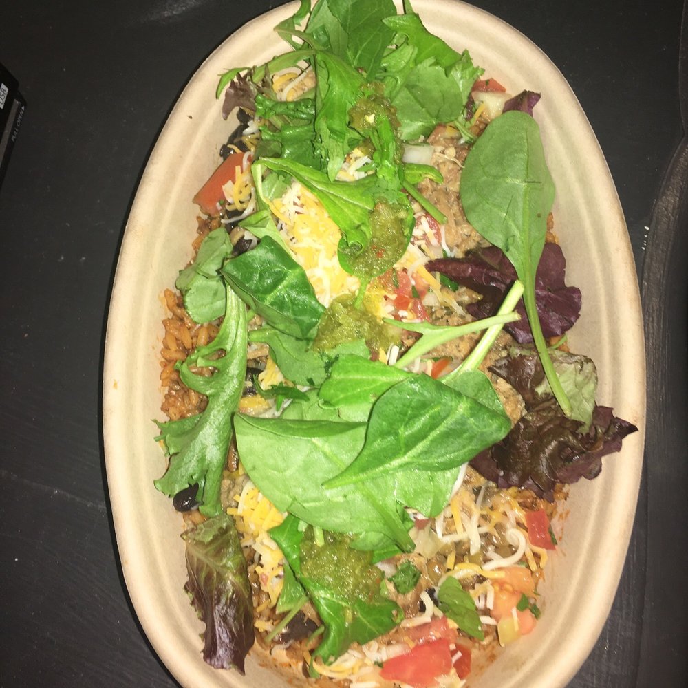 JJ's Fresh - Pork Mexican bowl w greens & chimichurri - Mexican Near Me - Orlando, Florida JJ's Fresh - Pork Mexican bowl w greens & chimichurri - Mexican Near Me - Orlando, Florida