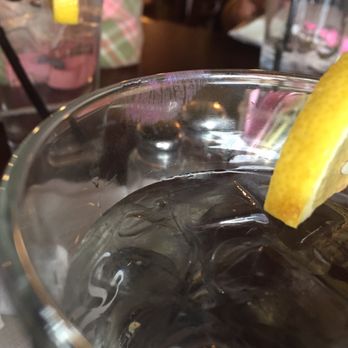Grey's Tavern - Water cup (with lipstick) - Burgers Near Me - Greensboro, North Carolina