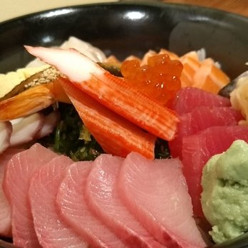 Bluefin Sushi - Chirashi bowl with chef's selection of fish - Sushi Bars Near Me - Washington, DC, District of Columbia