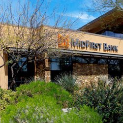 MidFirst Bank - Exterior of MidFirst banking center location at Cotton and Bell in Surprise, Arizona.