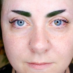 JROArtistry - Half set of classic lash extensions on our client Bethany they love them.