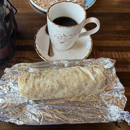 Birria, eggs, and bean burrito Birria, eggs, and bean burrito