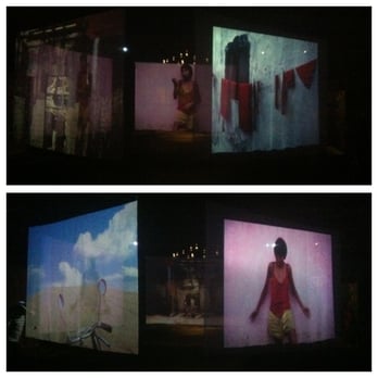 Inhotim - Audiovisual display in the Miguel Rio Branco pavilion - Museums Near Me - Brumadinho, MG