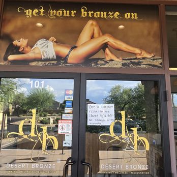 Desert Bronze Tanning Salon - Hand written sign. Don't waste your time here. - Tanning Near Me - Scottsdale, Arizona Desert Bronze Tanning Salon - Hand written sign. Don't waste your time here. - Tanning Near Me - Scottsdale, Arizona