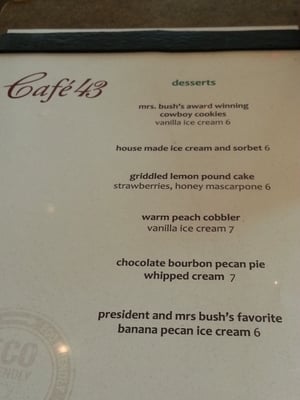 Menu photo 5 Cafe 43 Dallas, TX Menu photo 5 Cafe 43 Dallas, TX