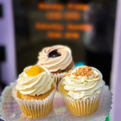 Ginger Bread Man Bakery - Cupcakes of the month - March 2026: Orange Rosemary, key lime, blueberry chai
