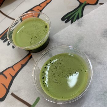 The Last Carrot - Wheat Grass Shouts (were actually quite delicious) - Vegetarian Near Me - Miami, Florida The Last Carrot - Wheat Grass Shouts (were actually quite delicious) - Vegetarian Near Me - Miami, Florida