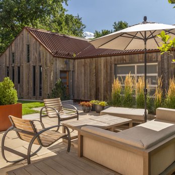 Denver Landscapes - Utilizing modern construction materials such as Corten Steel, Denver Landscapes has created an amazing accent to this one of a kind custom - Landscape Architects or Designers Near Me - Denver, Colorado