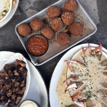 Chimes Restaurant - Fried Mozzerella Balls, Louisiana Alligator, Sautéed Crab claws - Southern Near Me - Baton Rouge, Louisiana