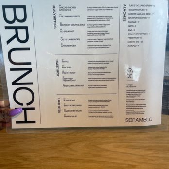 Scrambl'd - Menu - Breakfast & Brunch Near Me - Oklahoma City, Oklahoma Scrambl'd - Menu - Breakfast & Brunch Near Me - Oklahoma City, Oklahoma