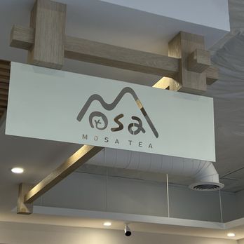 Mosa Tea - store sign - Bubble Tea Near Me - San Diego, California