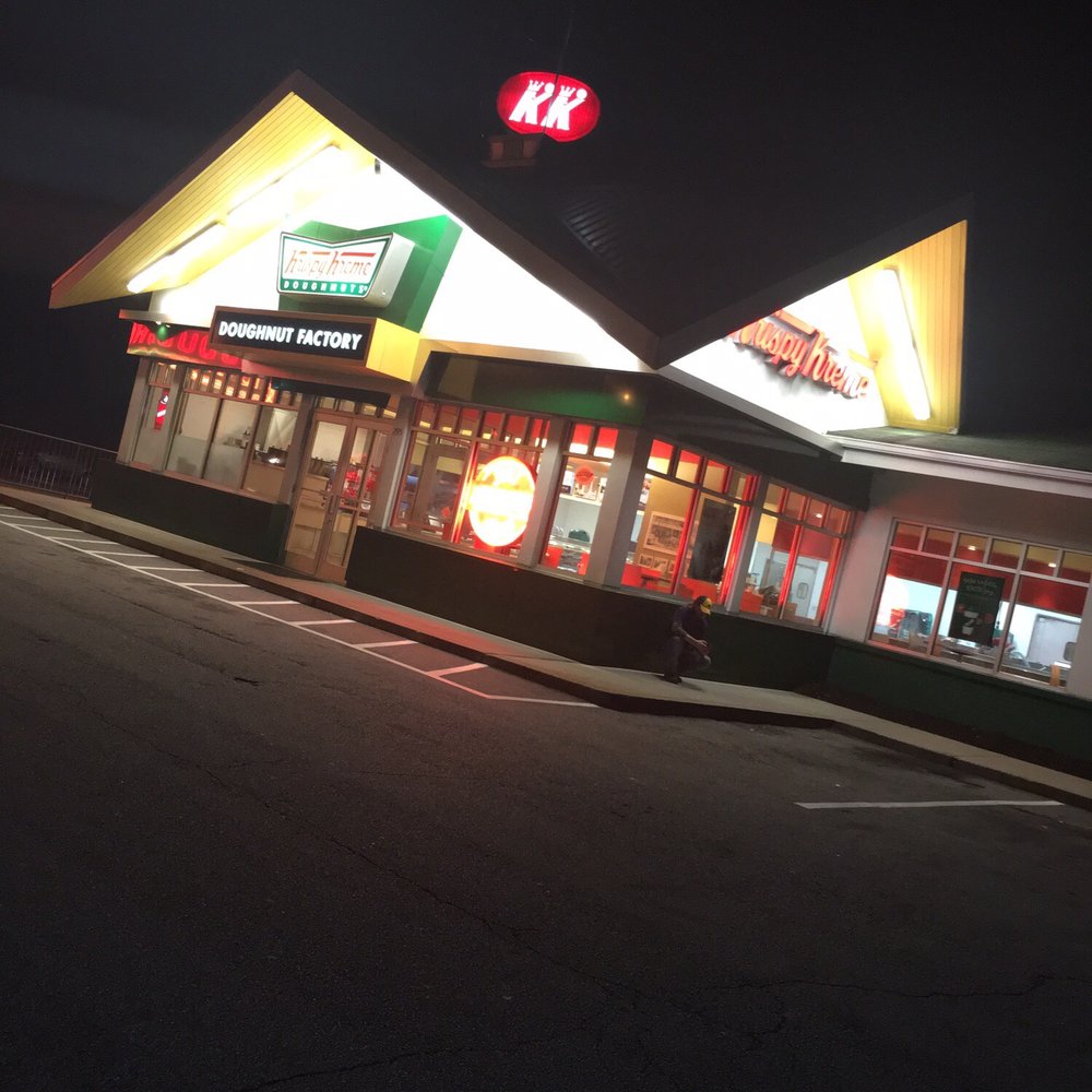 Krispy Kreme - Hot light is ALWAYS on! - Coffee & Tea Near Me - Atlanta, Georgia Krispy Kreme - Hot light is ALWAYS on! - Coffee & Tea Near Me - Atlanta, Georgia