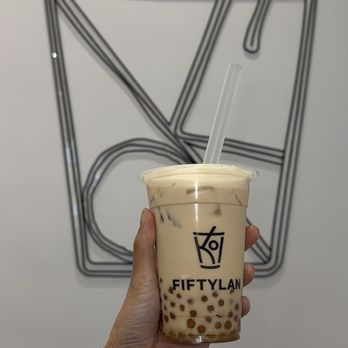 FIFTYLAN Union Square - The tea was not bad ... service was good and fast the workers was kind and helpful.   Milk Tea - Bubble Tea Near Me - New York, New York