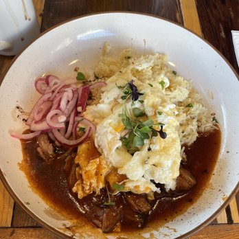 The Hideout Kitchen - Pork Silog (for all my Filipinos :D ) - New American Near Me - Lafayette, California The Hideout Kitchen - Pork Silog (for all my Filipinos :D ) - New American Near Me - Lafayette, California
