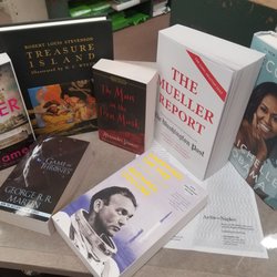 Book selections include Classics, Fiction, Non fiction, Florida, Young adult and childrens!