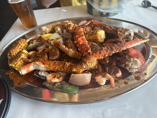 Shaking seafood by null