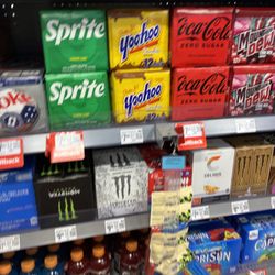Walmart Fuel Station - Well stocked shelves with Walmart's low prices