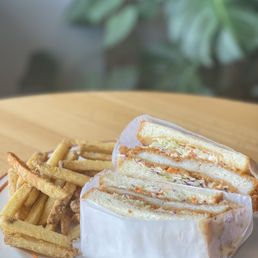 Pork Katsu Sandwich W/ Osaka Fries &
