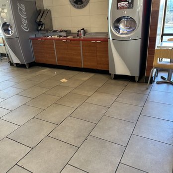 Wendy's - a kitchen with tile flooring and appliances - Burgers Near Me - Bangor, Maine