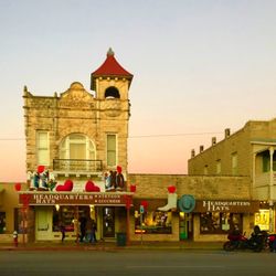 Headquarters Hat - Exterior at sunset