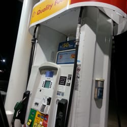 Shell - Very well lit for those late night stops