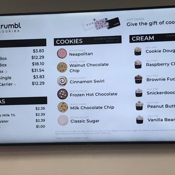 Crumbl - Tegacay - Crumbl Menu - Desserts Near Me - Fort Mill, South Carolina Crumbl - Tegacay - Crumbl Menu - Desserts Near Me - Fort Mill, South Carolina