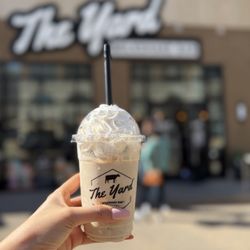 The Yard Milkshake Bar - Cookie Dough & Cherry Cream soda float