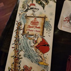 Planter's House - Sippin' Santa Menu.