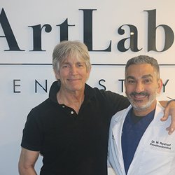 ArtLab Dentistry - Dr. Reshad with actor/patient Eric Roberts
