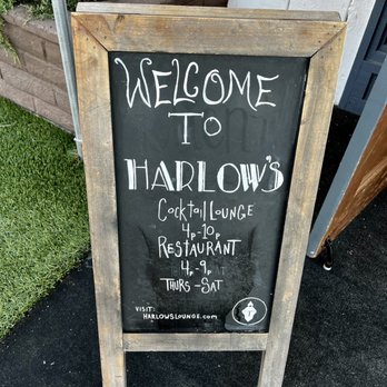 Harlow’s - Cute welcome sign - American Near Me - Bonsall, California